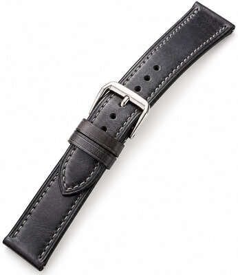 Кожена каишка Ricardo Savona premium, Black