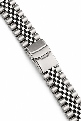 Стоманена гривна Ricardo Jesolo premium 22mm (pro Seiko 5 Sports SRPD series), Silver