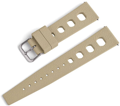 Каучукова каишка Ricardo Riva premium 20mm, Khaki, Quick Release