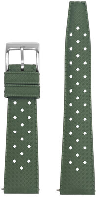 Каучукова каишка Ricardo Terni premium 20mm, Green, Quick Release