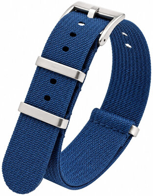 Текстилна каишка Ricardo Olbia premium, Blue, NATO