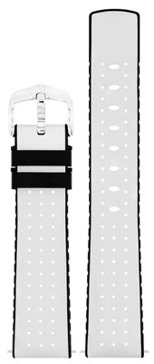 Кожена каишка Hirsch Tiger L 0915002000-2, бяла, телешка кожа, дължина L, Quick Release