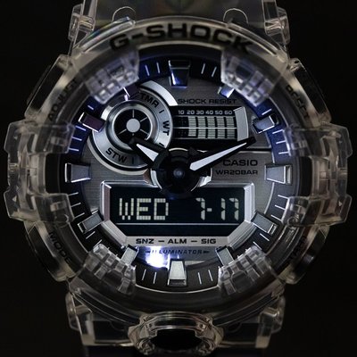 Casio G-Shock Original GA-700SK-1AER Clear Skeleton Series