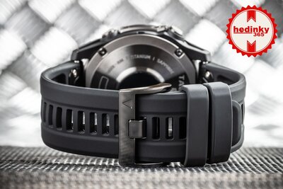 силиконова каишка Ricardo 26mm (за Garmin Fenix 8/7X/6X (51mm), Tactix и др.), черна, QuickFit