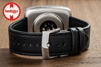 Amazfit Active 2 (Square) Black кожена каишка (+резервна каишка)