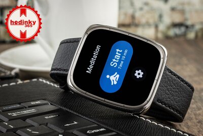Amazfit Active 2 (Square) Black кожена каишка (+резервна каишка)