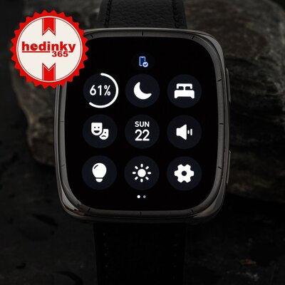 Amazfit Active 2 (Square) Black кожена каишка (+резервна каишка)