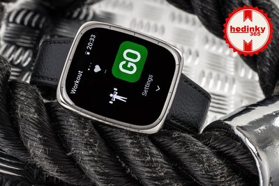 Amazfit Active 2 (Square) Black кожена каишка (+резервна каишка)