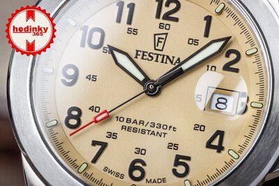 Festina Swiss Made Field 20081/1 (+ 2 резервни каишки)